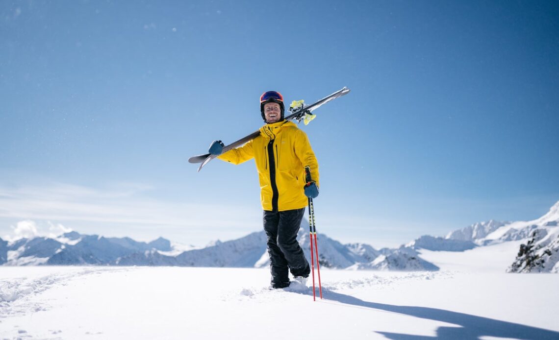 Olympic champion Ted Ligety takes the Carv digital ski coach to new heights