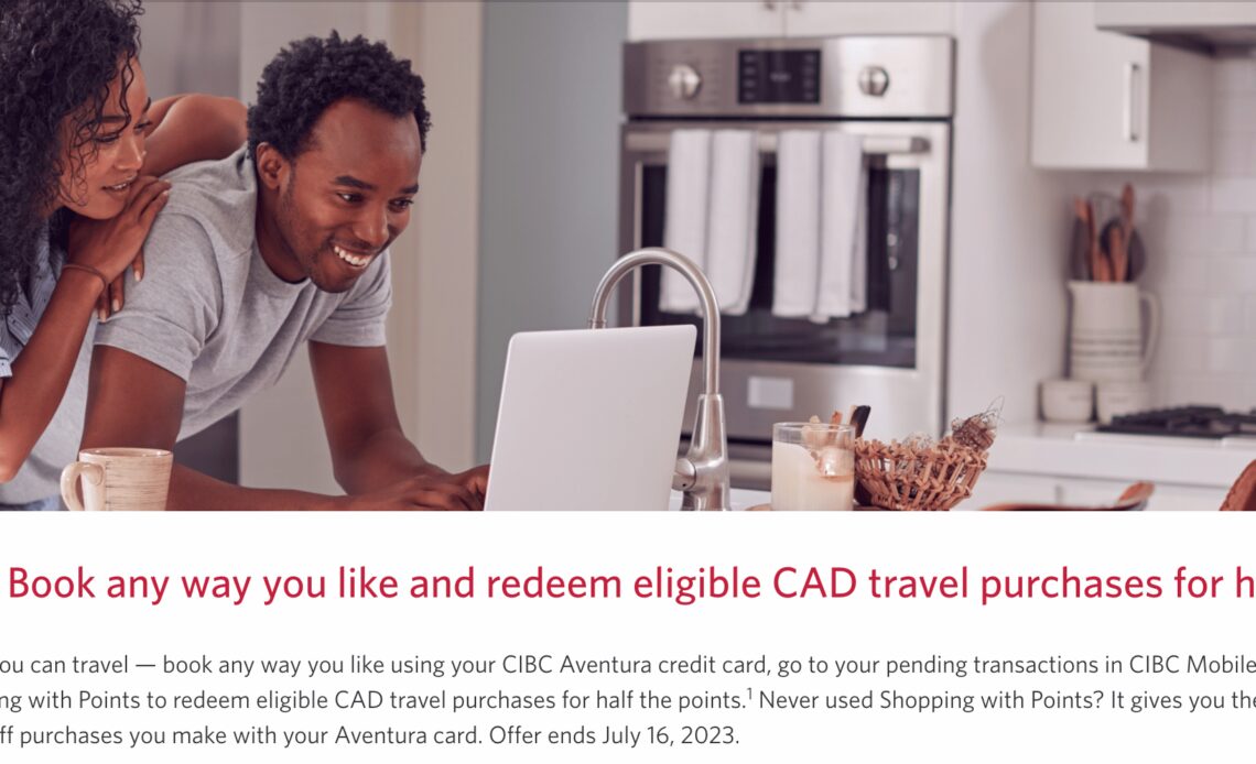 Redeem CIBC Aventura Points for 1.25 Cents Per Point (Extended!)
