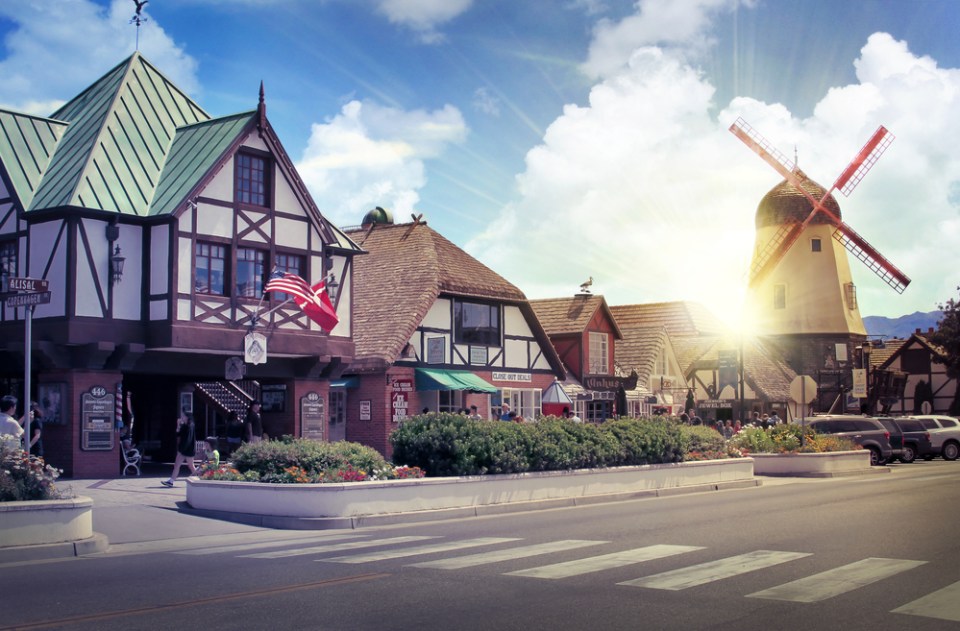 Danish European town of Solvang