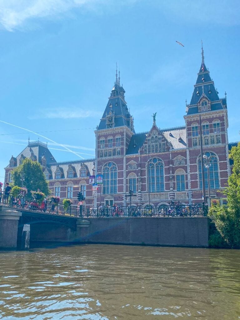 Rijksmuseum View from Amsterdam Canal