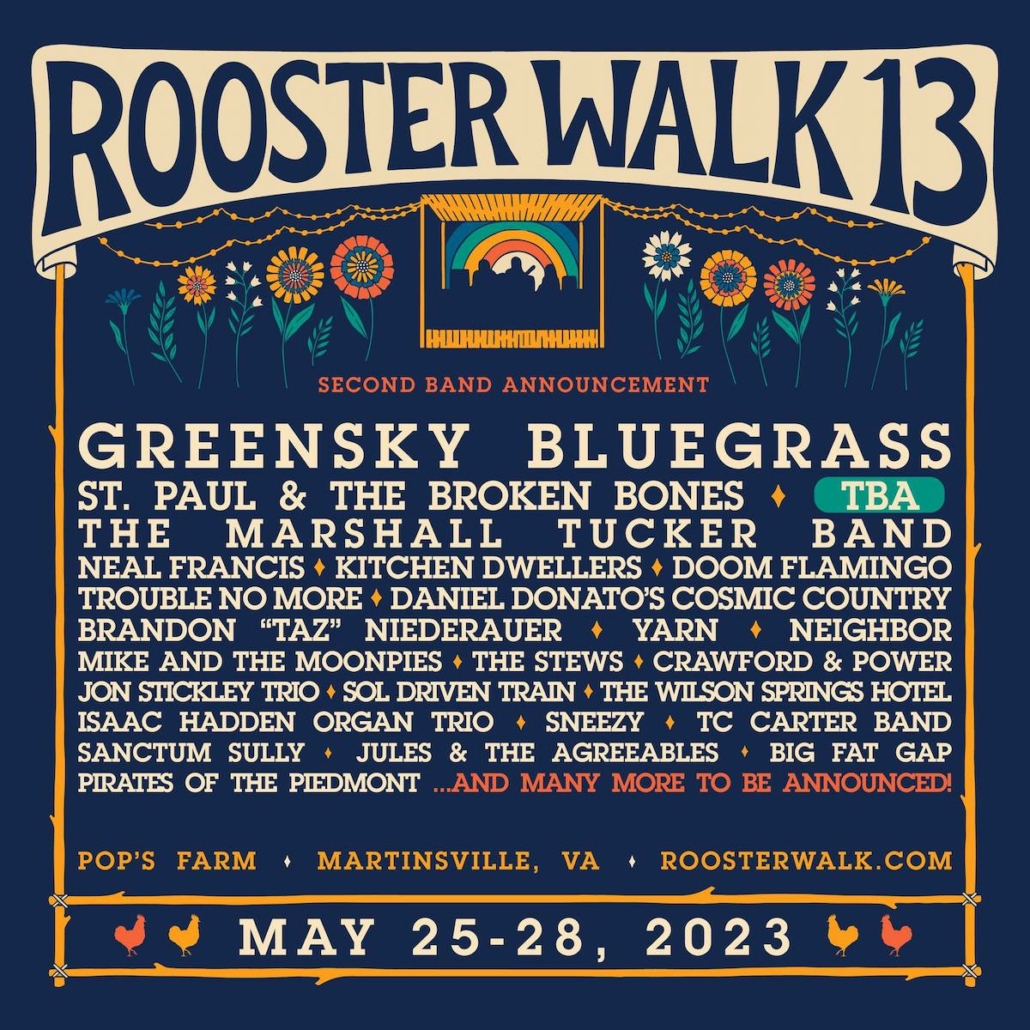 Rooster Walk Music & Arts Festival 2023