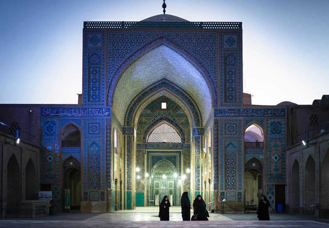 Women Mosque Yazd Visit Iran