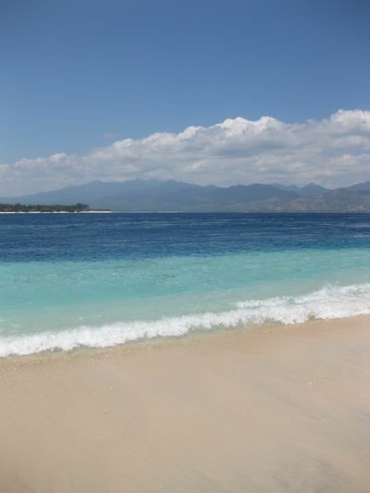 Gili T island indonesia beach