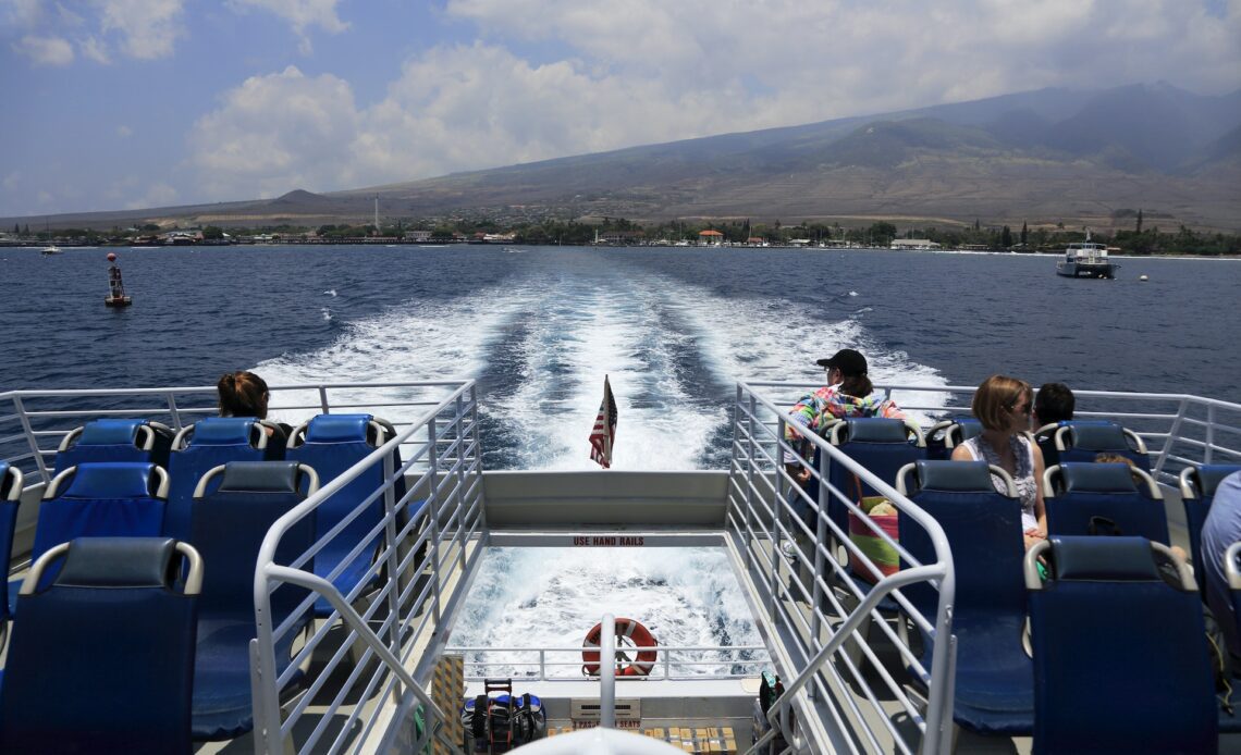 Ferry boat between island of Maui and Lanai