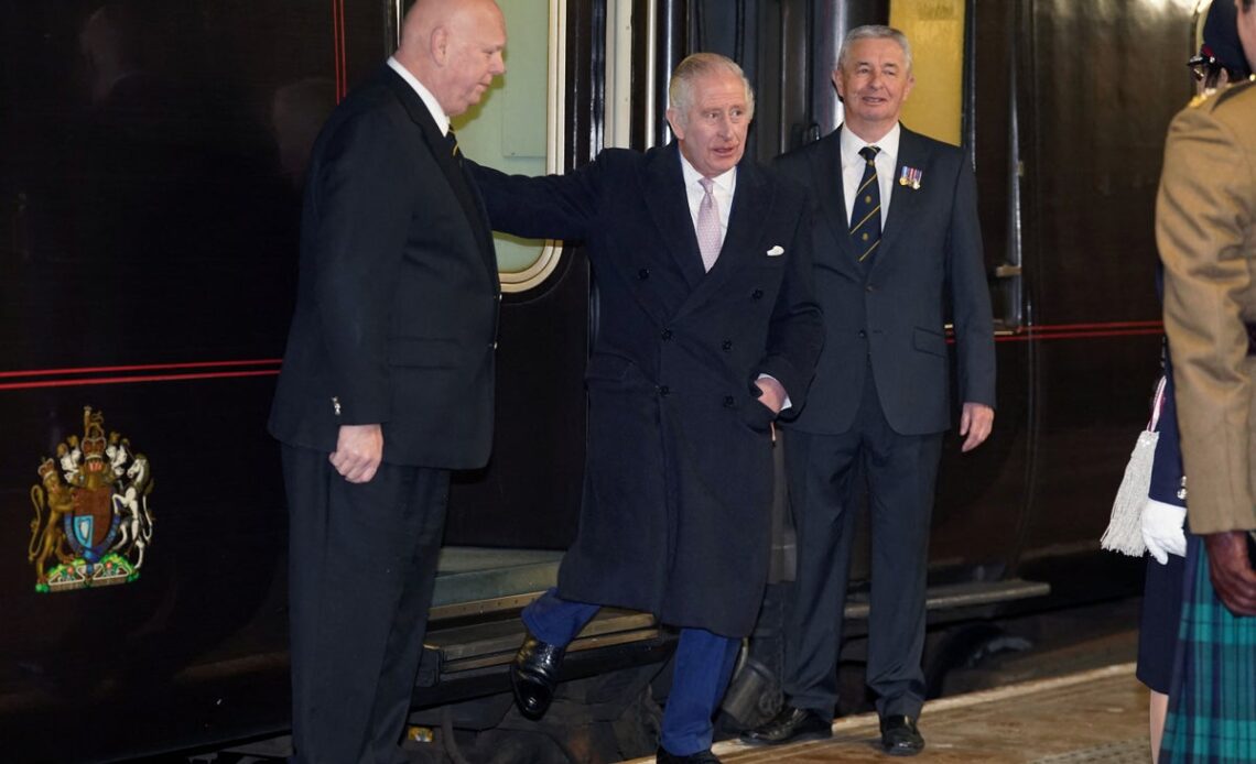 King Charles travels from Scotland to Manchester on £25,000-a-journey royal train