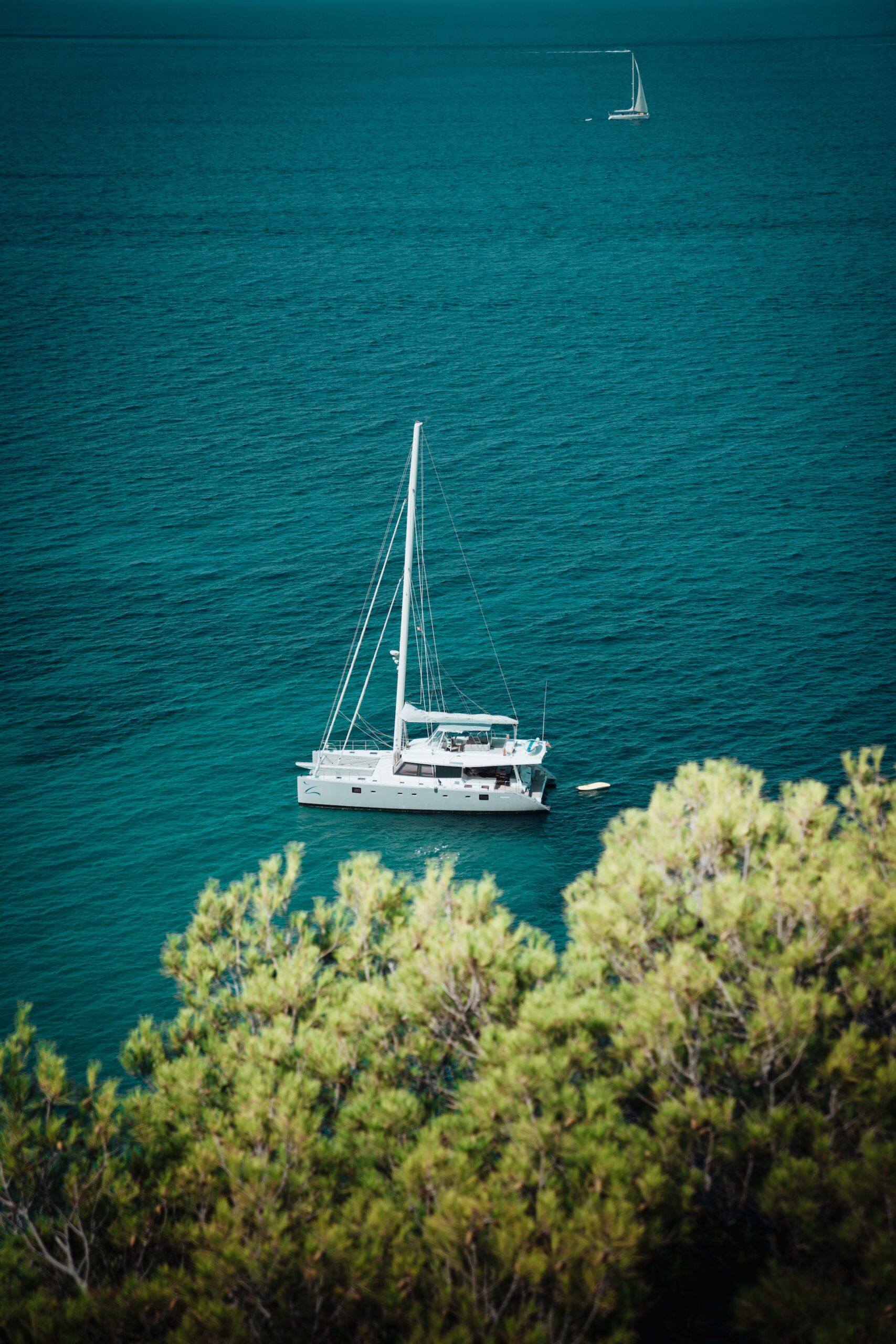 Yacht in Es Vedera, Ibiza (photo: Jordan Irving)