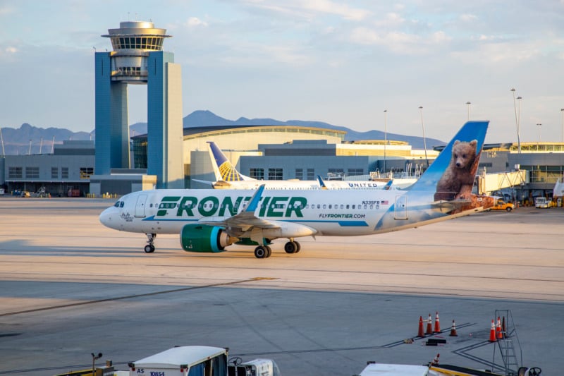 Frontier Airlines is offering an All You Can Fly Pass from destinations such as Las Vegas, pictured.
