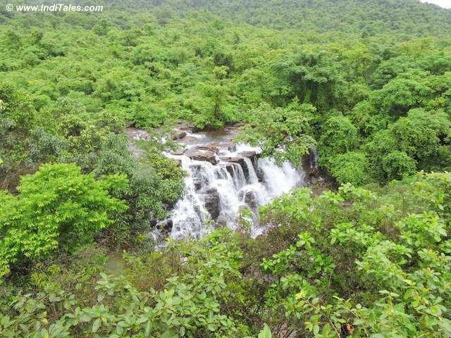 Top view of Savdav Waterfalls