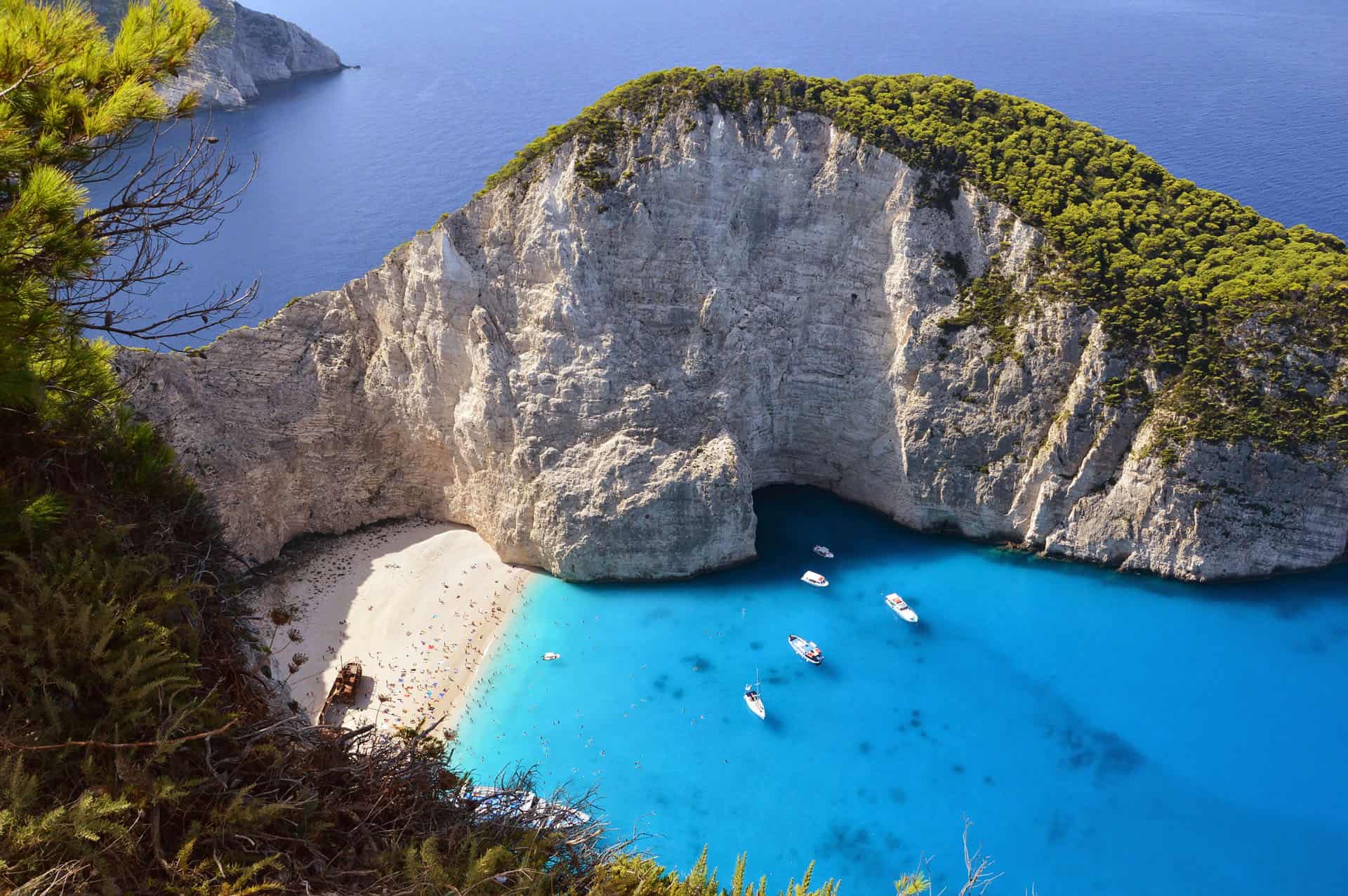 Best Beaches in Greece Shipwreck Beach aka Navagio Beach