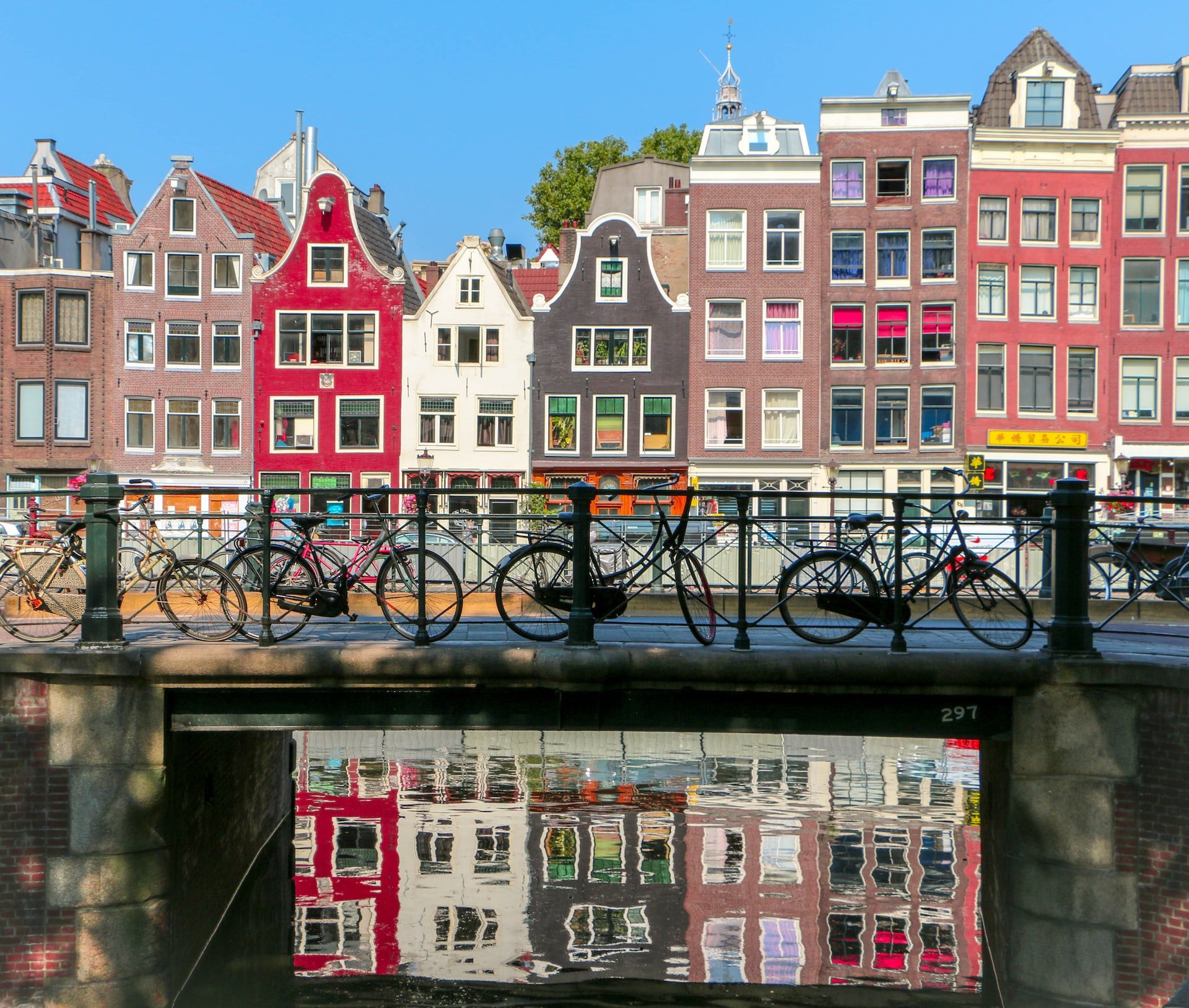 Bicycles on a bridge in Amsterdam (photo: Gaurav Jain)