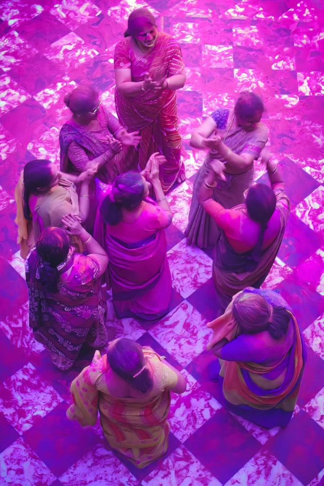 holi festival hindu temple