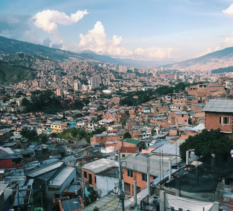 view overlooking the city of Medellin