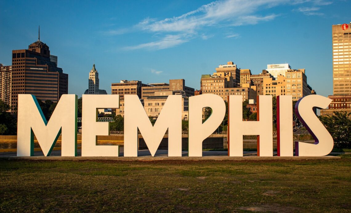 Memphis sign on Mud Island (photo: Joshua J. Cotten)