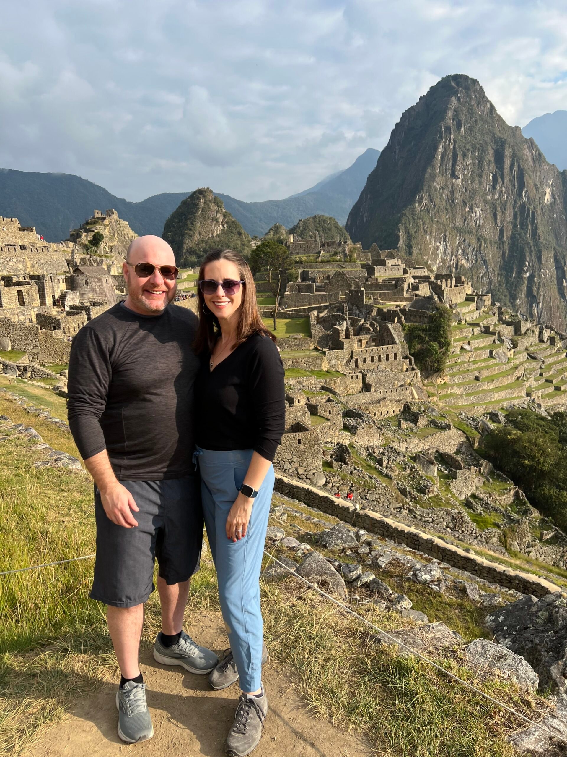 Photo of us at Machu Picchu, the shot I wanted.