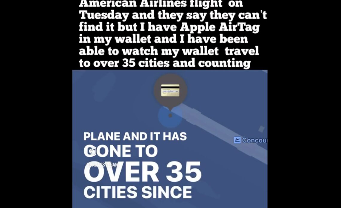 Man says he watched his wallet fly to 35 cities after airline lost it