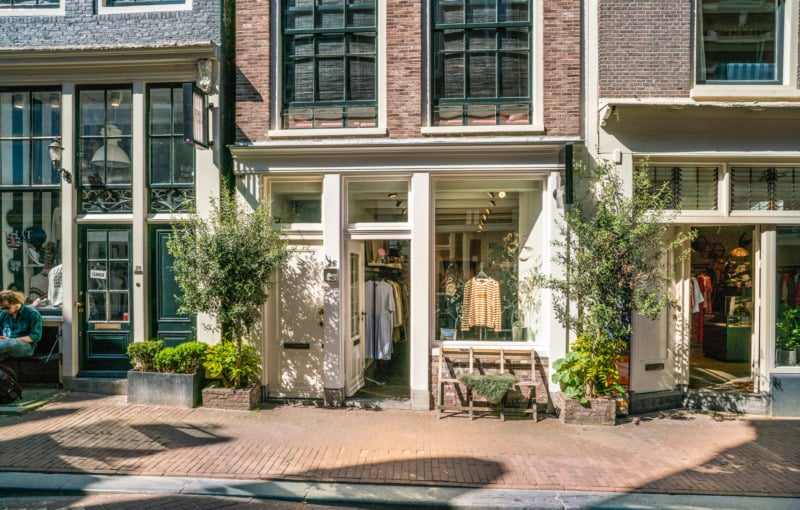 Clothes Shop in Amsterdam Nine Street