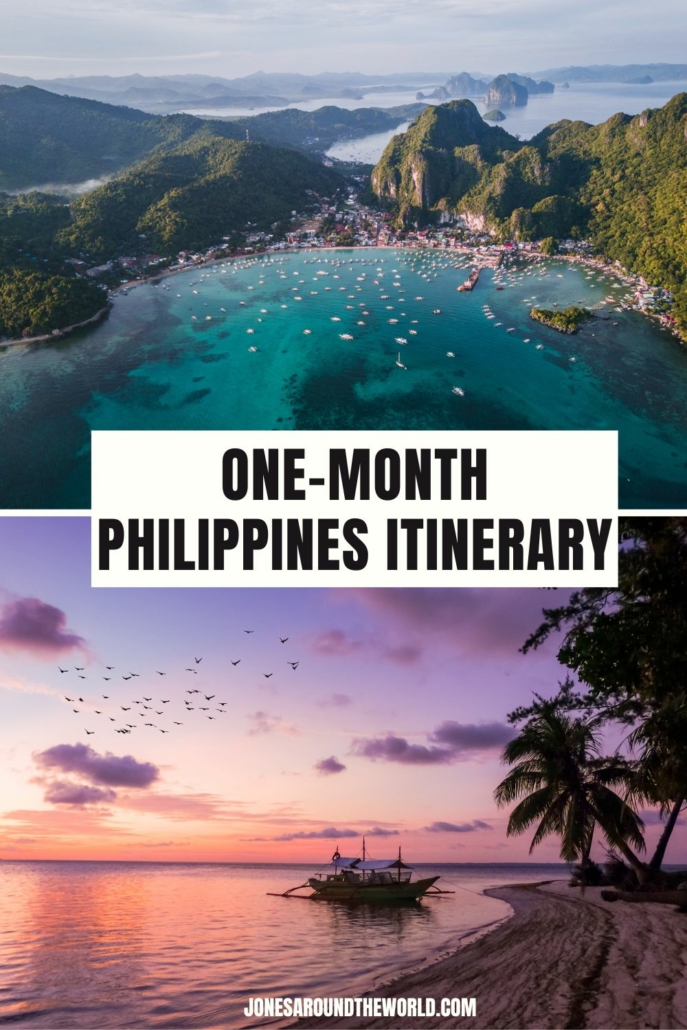 philippines itinerary 1 month