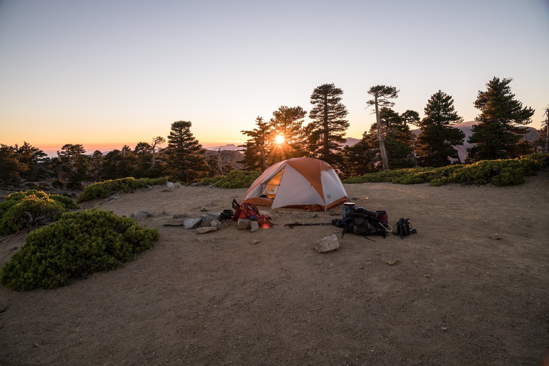 Camping on Cucamonga Peak (photo: Tommy Lisbin)