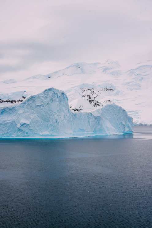 Arriving On Land In Antarctica