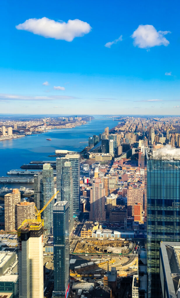 view of hudson river from the edge