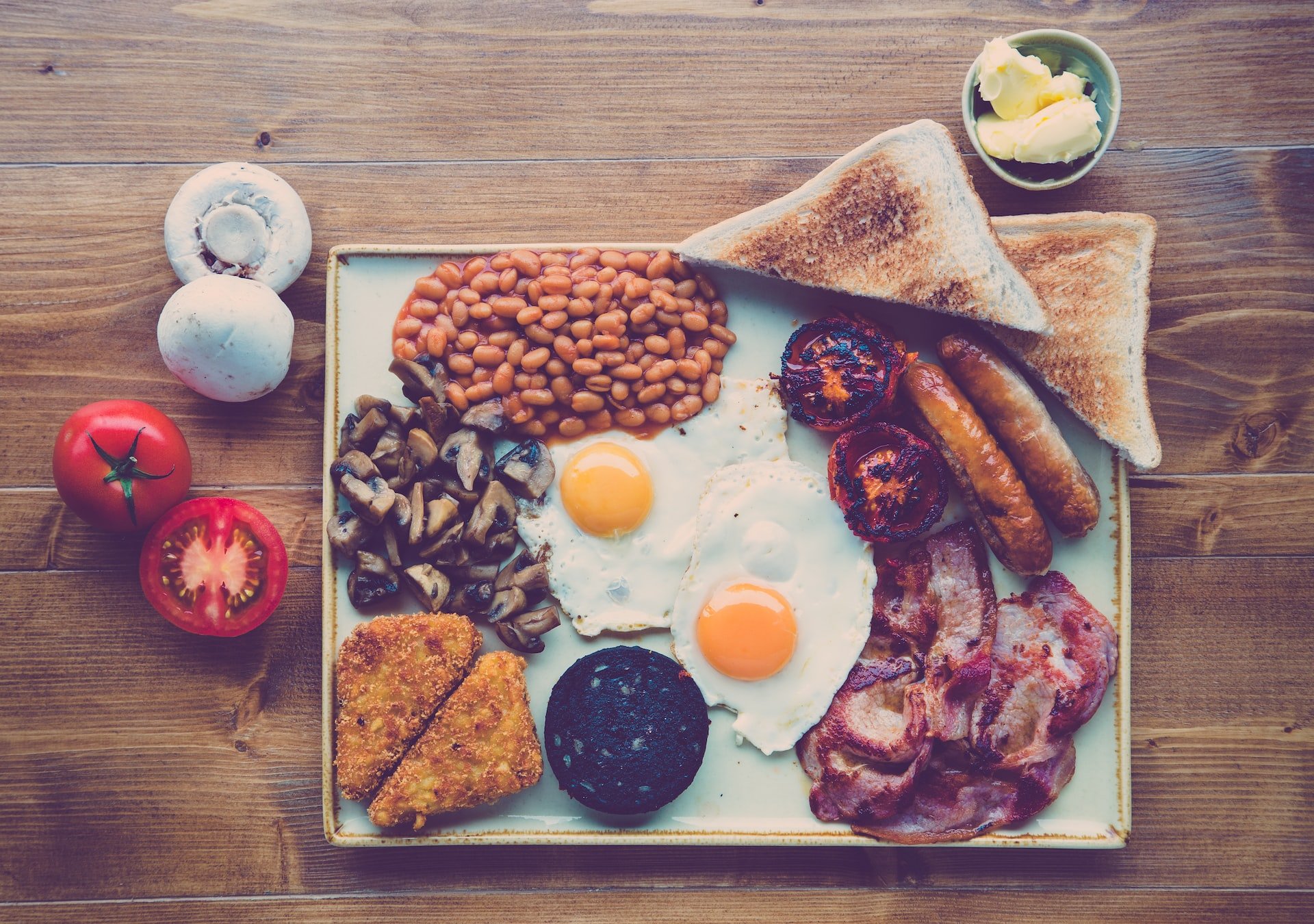 A full English breakfast (photo: Jonathan Farber)