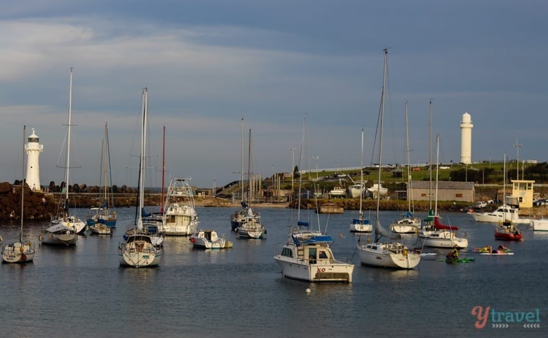 boats in Boat Harbour Wollongong