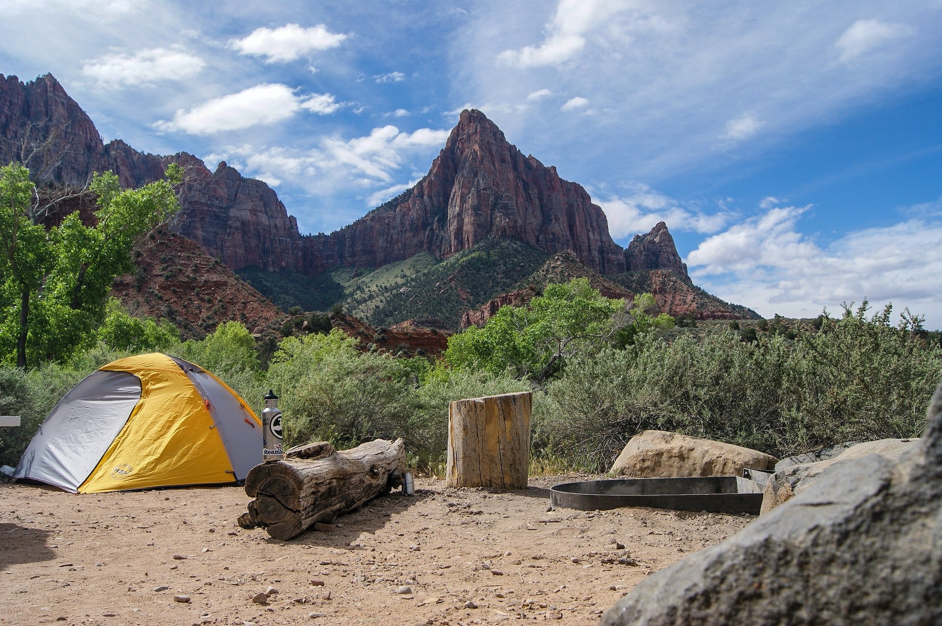 Camping in Zion National Park (photo: Zach Betten)