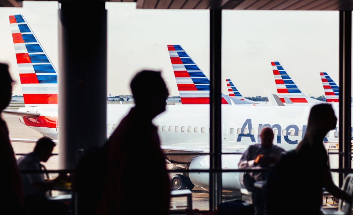 American Airlines passengers forced to sleep on airport floor
