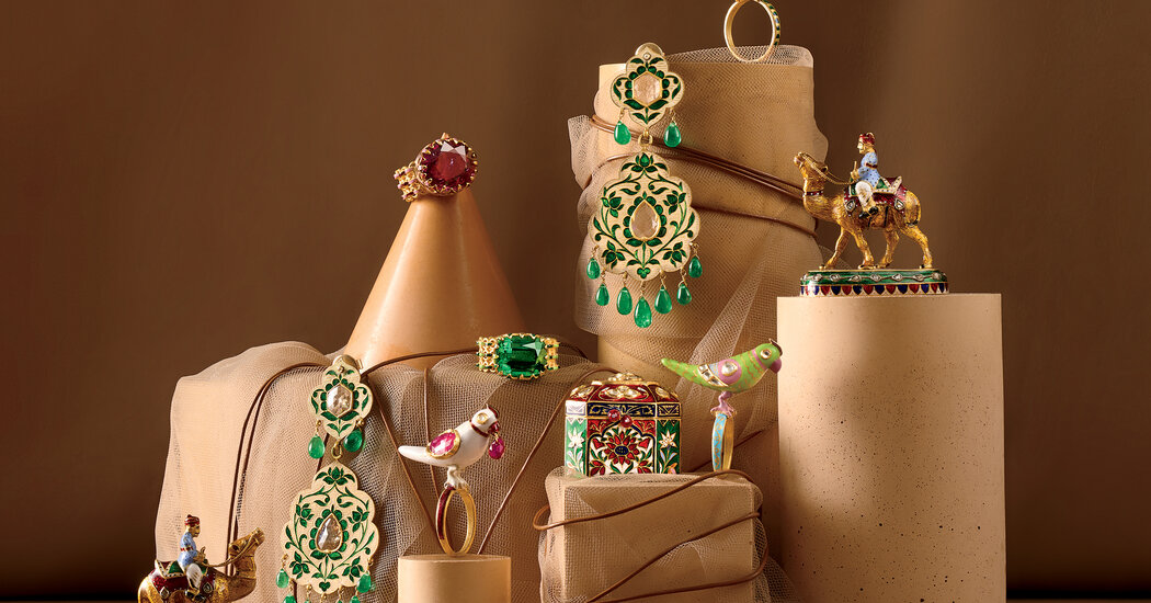 Intricate Enamel Pieces From a Storied Indian Jewelry Family