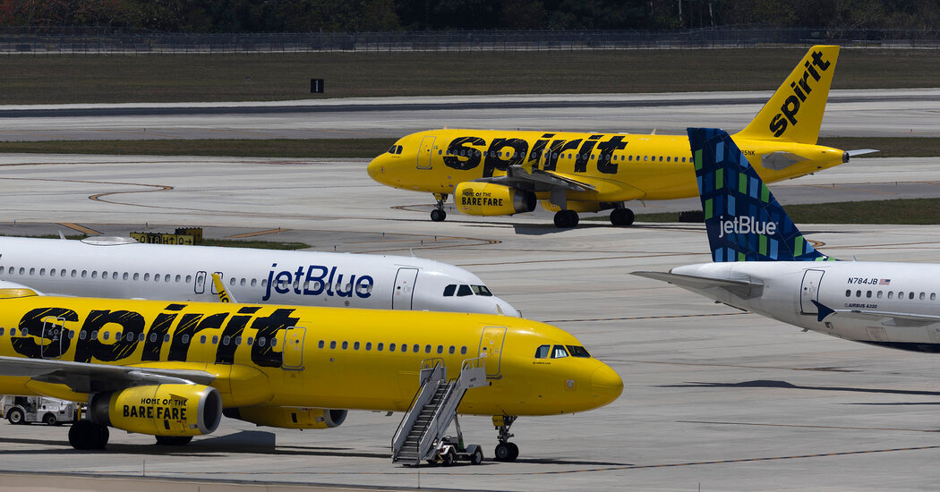 JetBlue Expects U.S. Move to Block Merger With Spirit