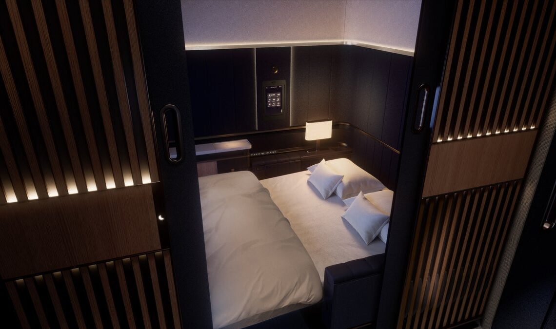 Lufthansa unveils new first-class cabins that include double beds