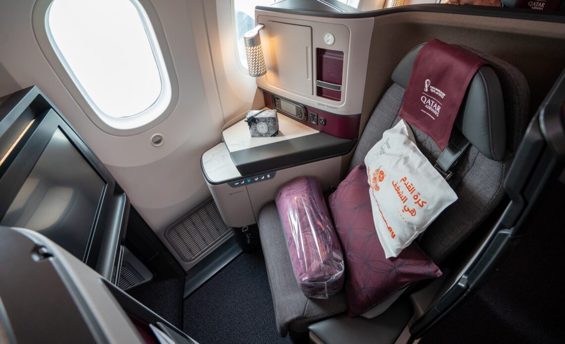 Review: Qatar Airways 787-9 Business Class Barcelona to Doha