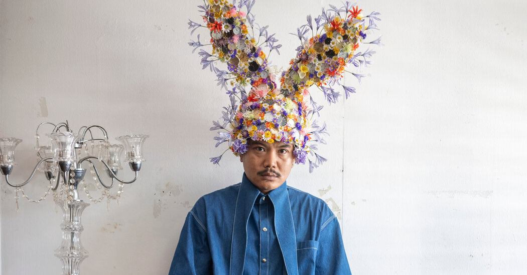 The Artist Crafting Fantastical Headpieces From Watches, Seashells and Stuffed Animals