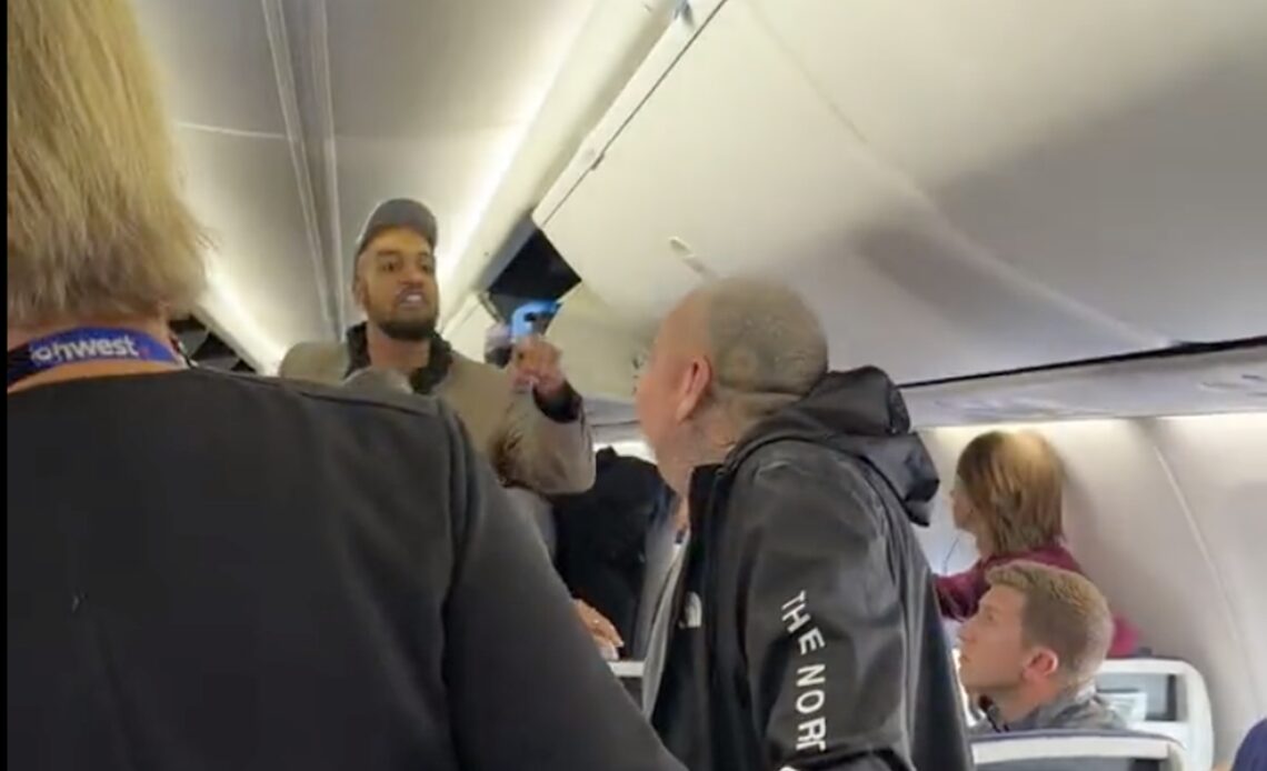 ‘I will die for my family’: Fight erupts on Southwest Airlines flight after passenger bumps into man’s wife