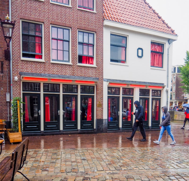 Red Light Windows in Amsterdam