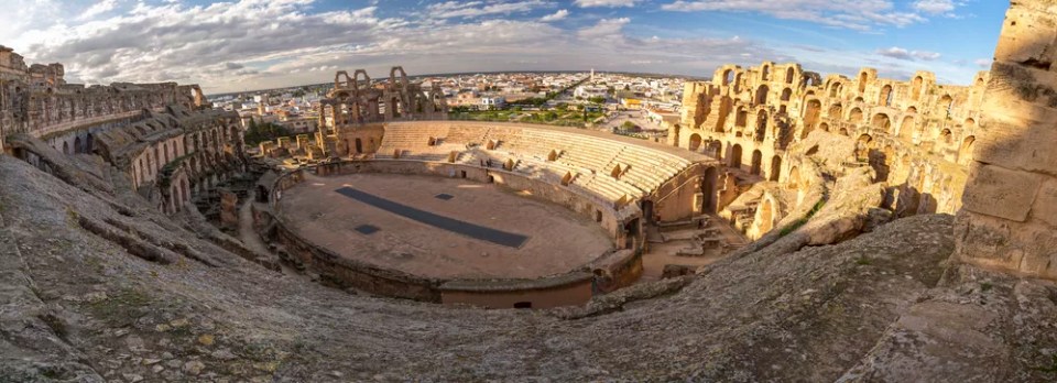 El Jem ancient amphitheater, Tunisia 