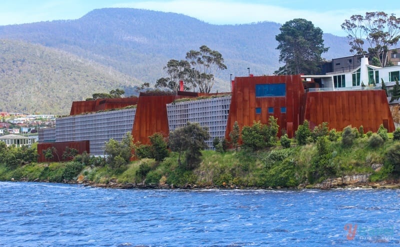 MONA museum on edge of harbour