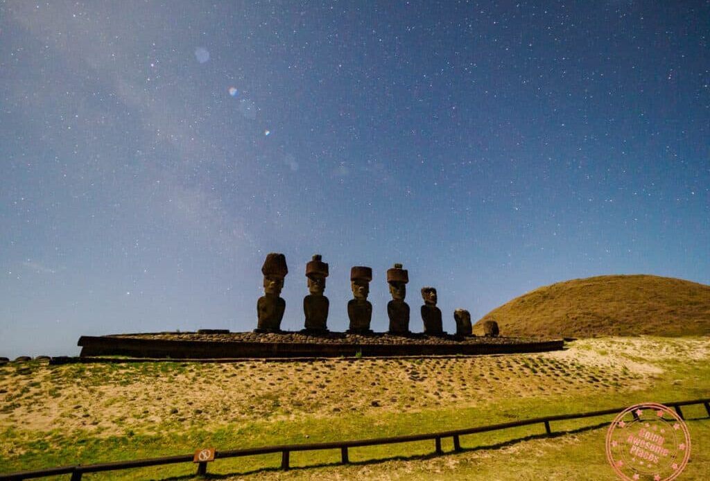 stargazing at anakena activity in 9 day easter island itinerary