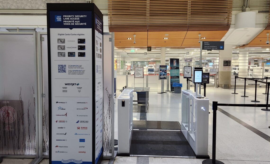 American Express Priority Benefits at Toronto Pearson Airport