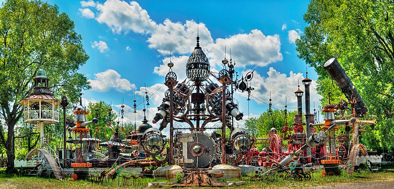 Dr. Evermor's Forevertron HDR Panorama