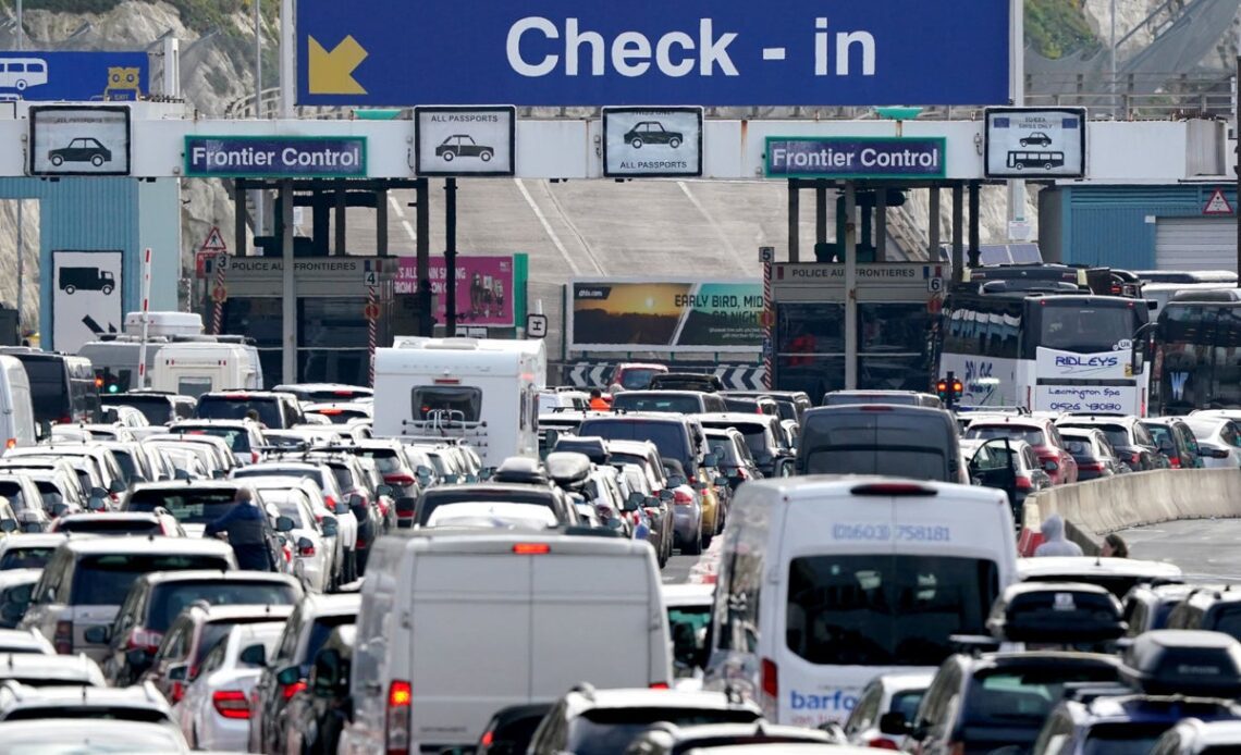 Holidaymakers warned of 90-minute waits at Port of Dover as passengers urged to bring supplies