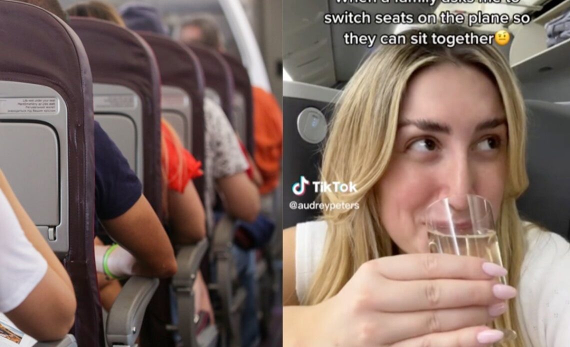 How to respond if a fellow passenger asks you to switch seats