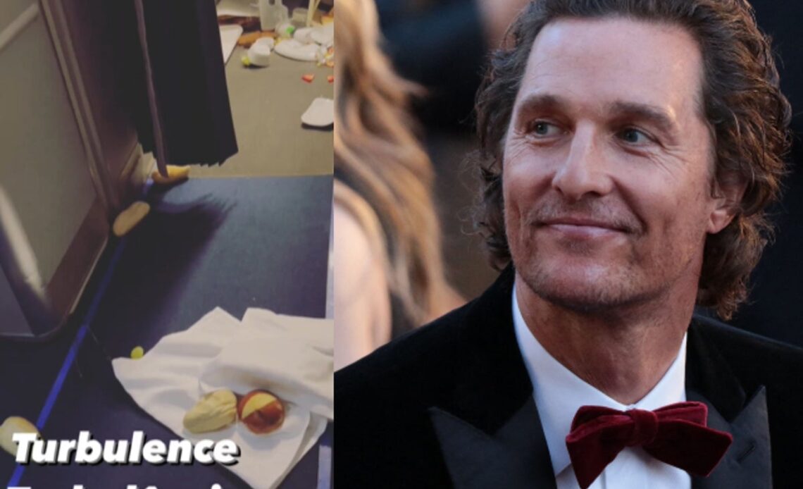 Matthew McConaughey says plane dropping 4,000ft mid-flight was a ‘hell of a scare’