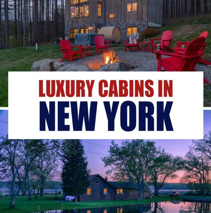 Pin It: Luxury Cabins in New York with Lake or Mountain Views