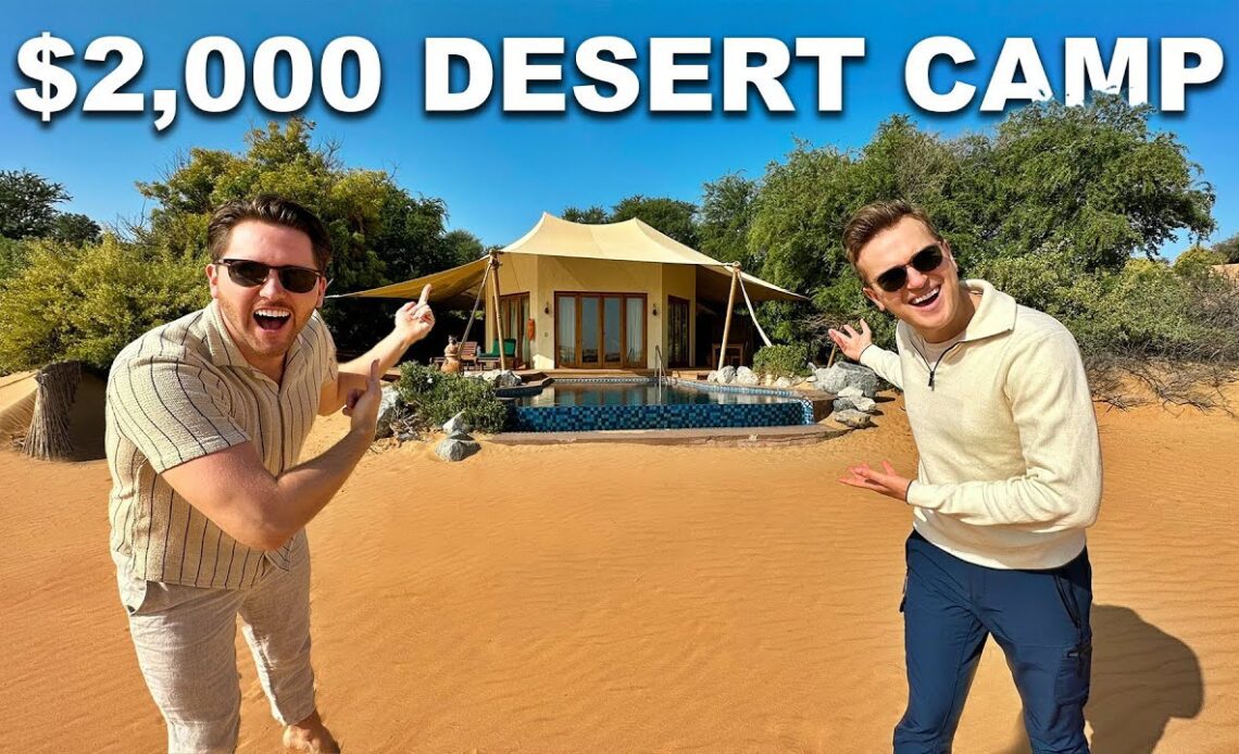 We Stayed At The Most LUXURIOUS Desert Camp In The World