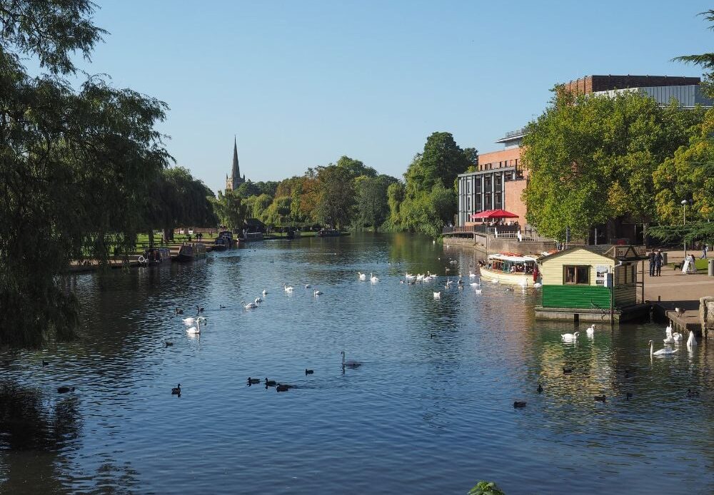 River Avon in Shakespeare's birth town