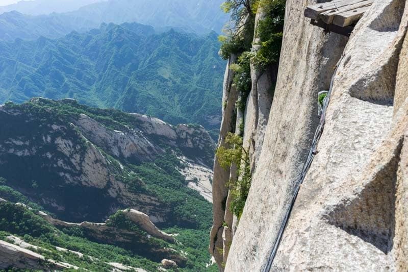 Cliffside Mount Huashan Hike
