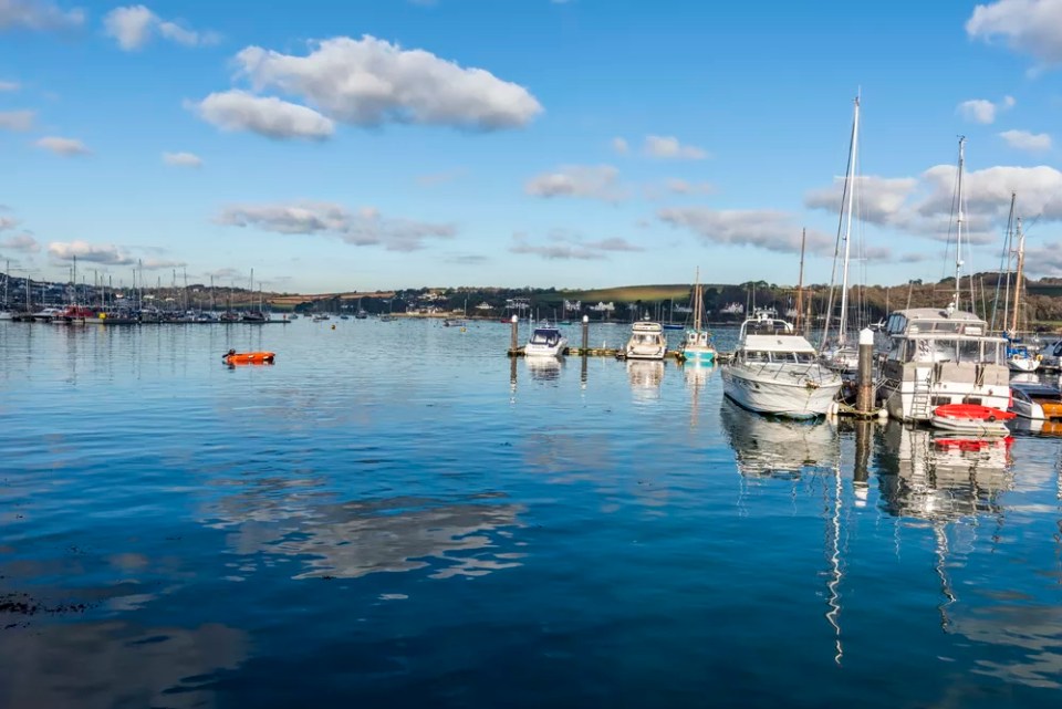 Falmouth, England - View towards Marina and Harbour 