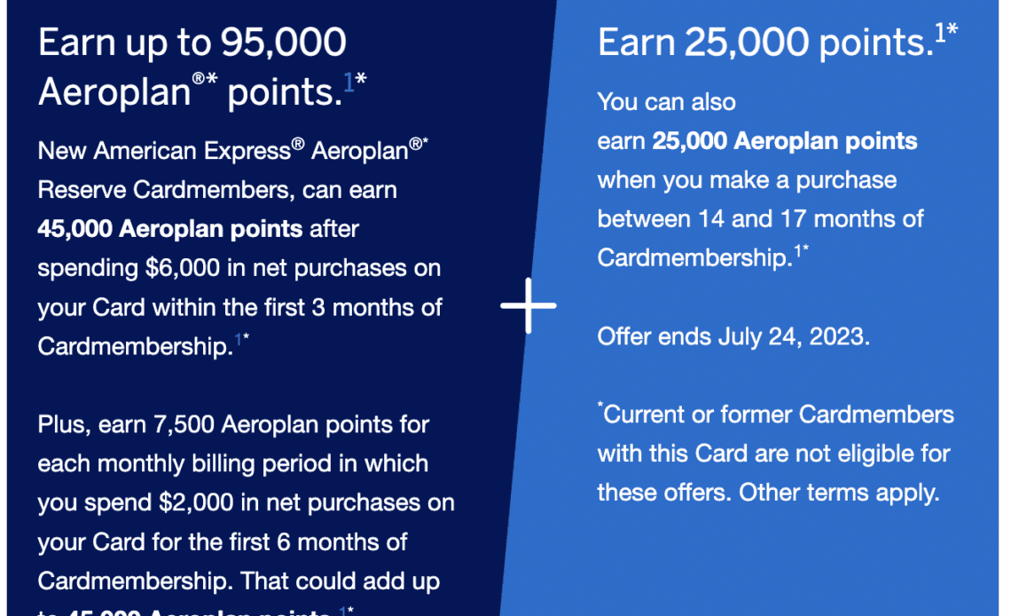 Amex Aeroplan Cards: New Offers for Up to 120,000 Points!