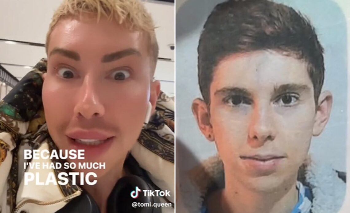 Australian drag queen Tomi Grainger stopped at Tokyo airport over plastic surgery